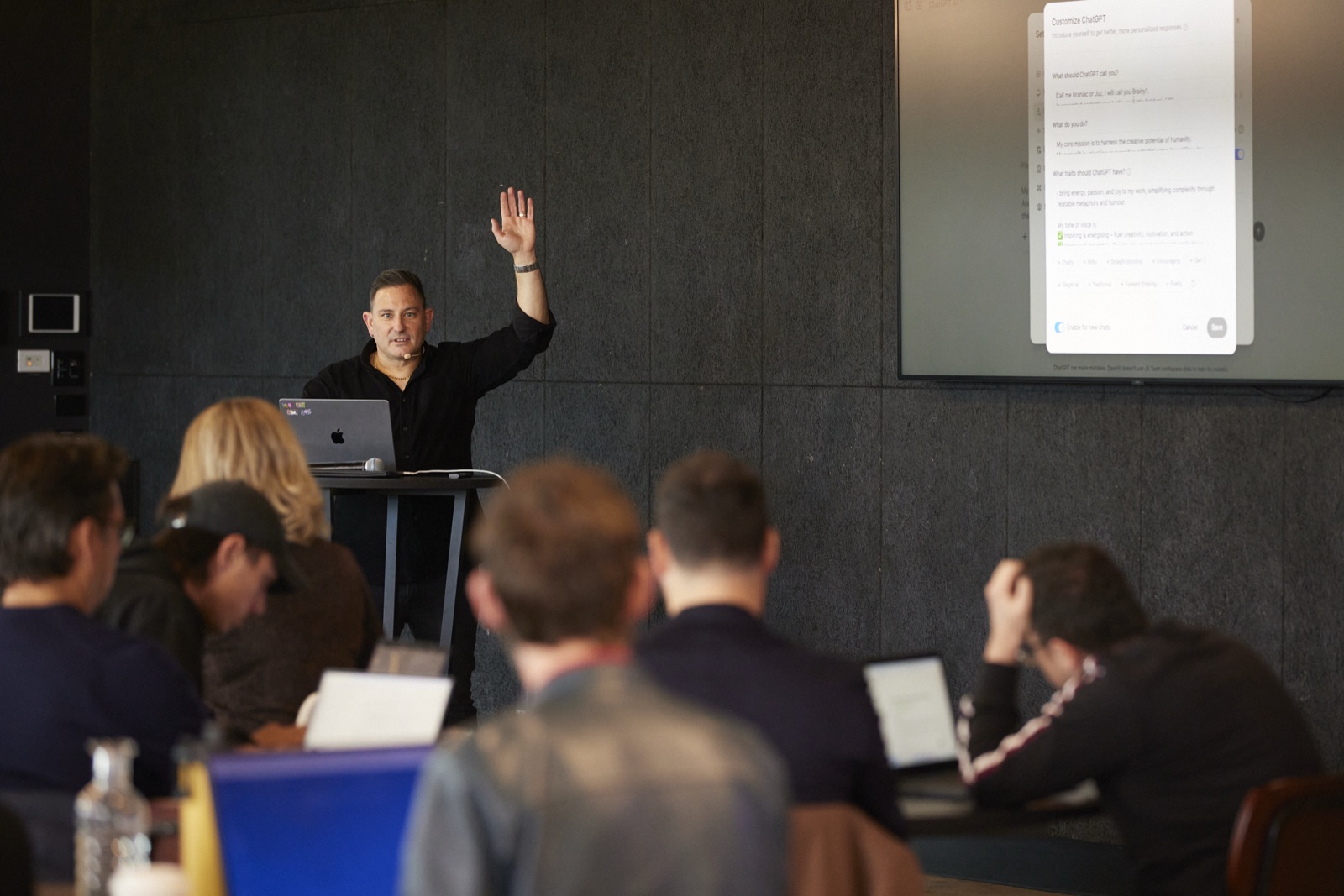 AI Mastery Workshop in action